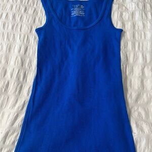 Time and Tru Cobalt Blue Tank Top
